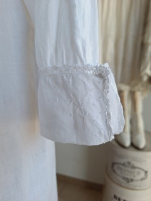 画像10: アンティークリネンナイトドレス