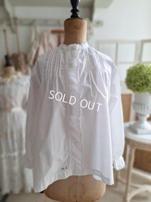 画像4: アンティークコットンリネンブラウス