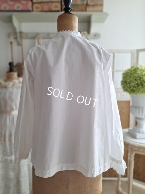 画像5: アンティークコットンリネンブラウス