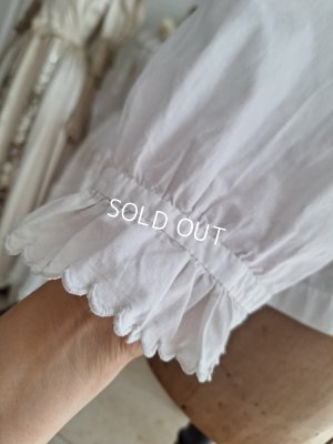 画像6: アンティークコットンリネンブラウス