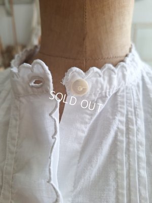 画像8: アンティークコットンリネンブラウス