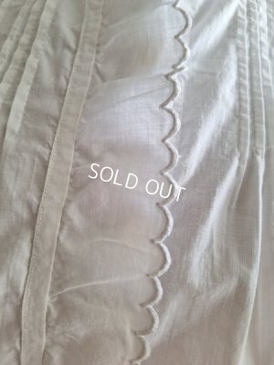 画像10: アンティークコットンリネンブラウス