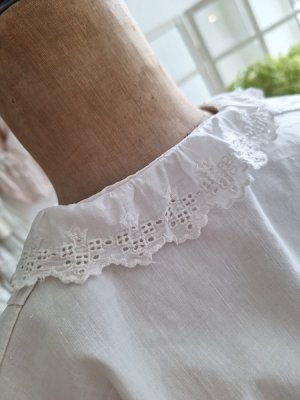 画像12: アンティークコットンリネンブラウス