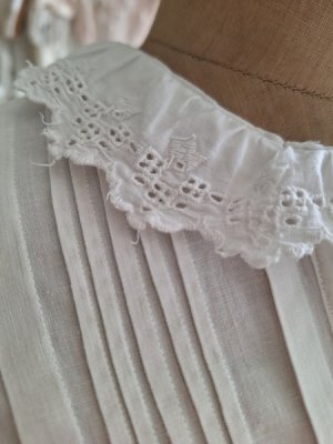 画像5: アンティークコットンリネンブラウス