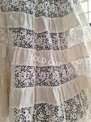 画像4: アンティークレースベビーケープ