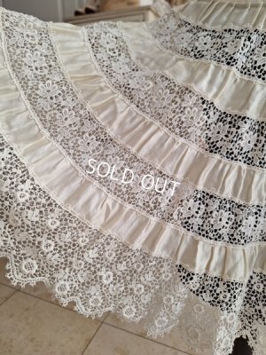 画像9: アンティークレースベビーケープ