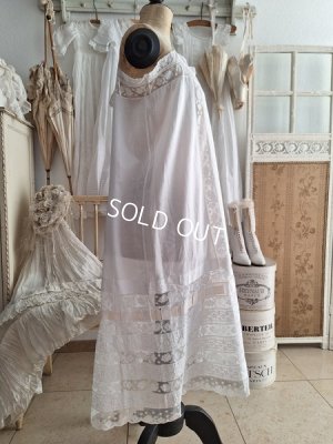 画像8: アンティークレースナイトドレス