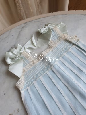 画像7: アンティークブルーベビドレス
