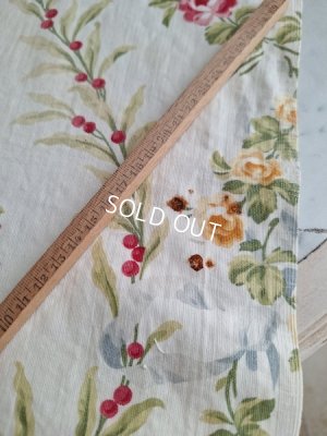 画像13: ヴィンテージ花柄生地