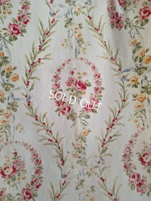 画像12: ヴィンテージ花柄生地