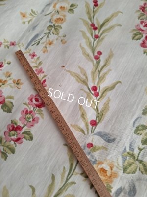 画像6: ヴィンテージ花柄生地