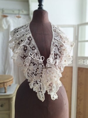 画像9: アンティークバッテンブルグレース付け襟