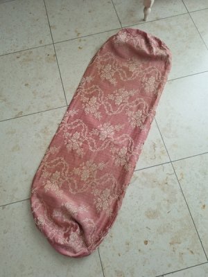 画像2: アンティーク花柄生地クッションカバー