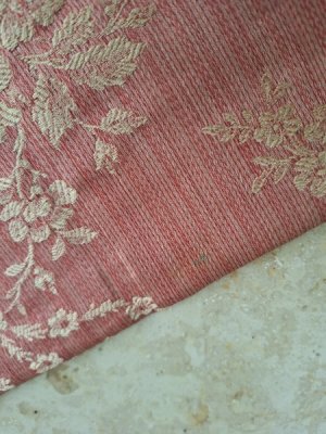 画像14: アンティーク花柄生地クッションカバー