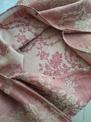 画像6: アンティーク花柄生地クッションカバー