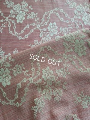 画像7: アンティーク花柄生地クッションカバー