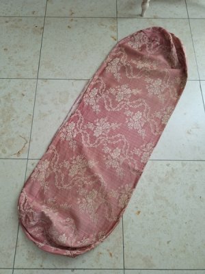 画像8: アンティーク花柄生地クッションカバー