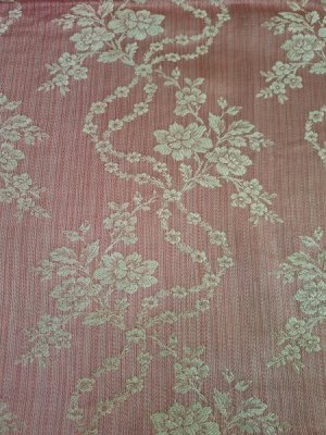 画像12: アンティーク花柄生地クッションカバー