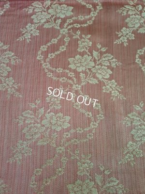 画像12: アンティーク花柄生地クッションカバー