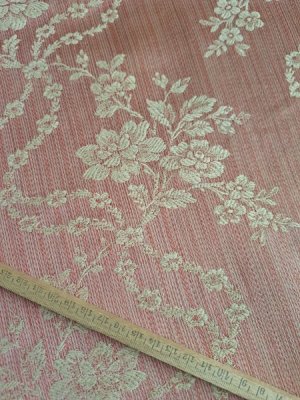 画像4: アンティーク花柄生地クッションカバー