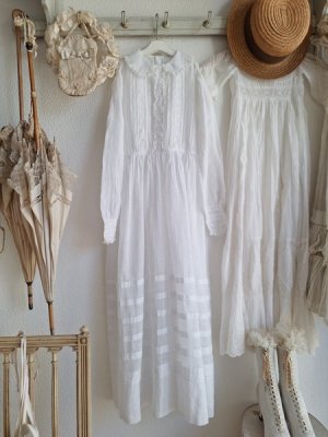 画像9: アンティークコミュニオンドレス