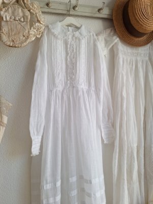 画像2: アンティークコミュニオンドレス