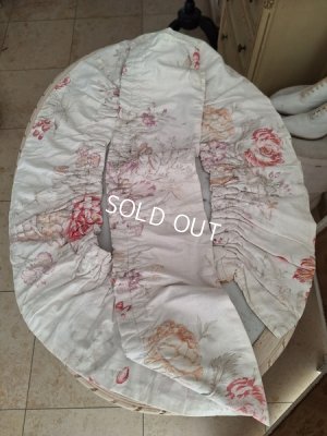 画像2: アンティーク花柄カーテン