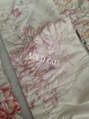 画像5: アンティーク花柄カーテン