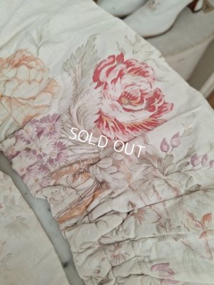 画像3: アンティーク花柄カーテン