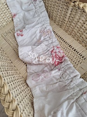 画像8: アンティーク花柄カーテン