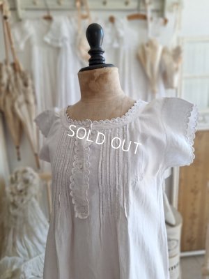 画像9: アンティークリネンナイトドレス