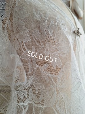 画像10: アンティークレースフリルストール