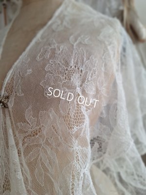 画像6: アンティークレースフリルストール