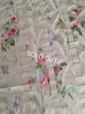 画像13: アンティークぼかしのローズ柄生地