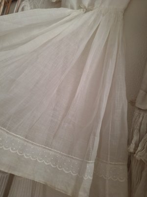 画像10: アンティークレースベビードレス