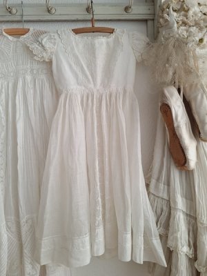 画像4: アンティークレースベビードレス