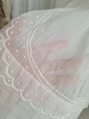 画像8: アンティークレースベビードレス