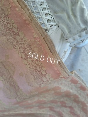 画像18: アンティークレースパターン花柄カーテンA