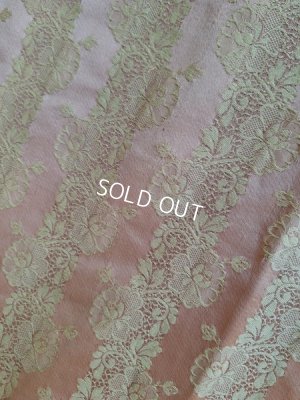 画像19: アンティークレースパターン花柄カーテンA