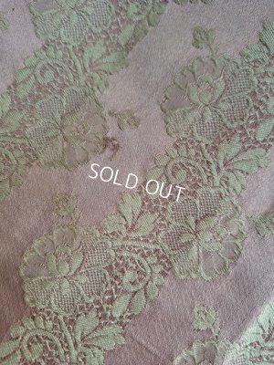 画像20: アンティークレースパターン花柄カーテンA