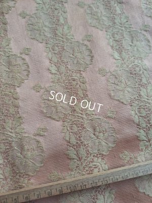 画像4: アンティークレースパターン花柄ペアカーテンB