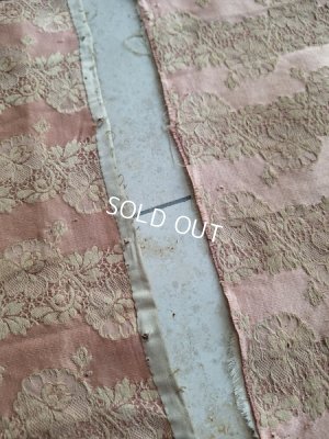 画像8: アンティークレースパターン花柄ペアカーテンB