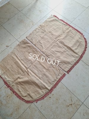 画像9: アンティークレースパターン花柄ペアカーテンB