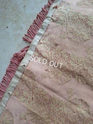 画像13: アンティークレースパターン花柄ペアカーテンB