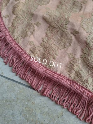 画像6: アンティークレースパターン花柄ペアカーテンB