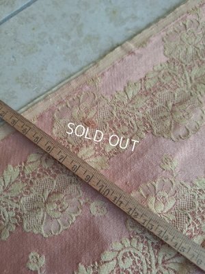 画像8: アンティークレースパターン花柄カーテンC