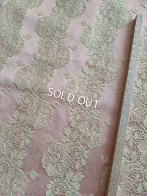 画像2: アンティークレースパターン花柄カーテンC