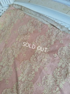 画像22: アンティークレースパターン花柄生地D