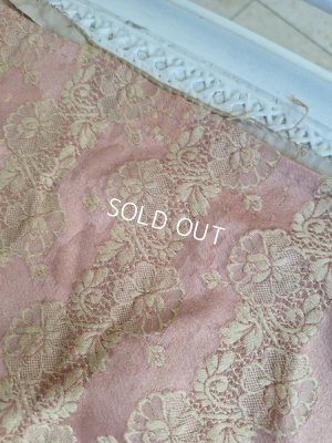 画像23: アンティークレースパターン花柄生地D