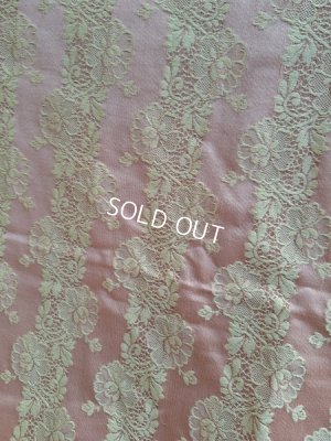 画像3: アンティークレースパターン花柄生地D